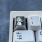 1U Titanium Alloy Artisan Keycaps Precision Pointillism for Mechanical Keyboard -Anya A